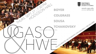Symphony Orchestra Wind Ensemble flier