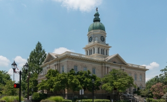 picture of the Athens, Georgia courthouse