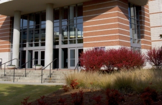 exterior of performing arts center building