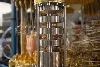 photo of quantum computing mixing chamber