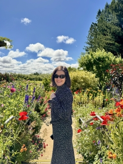 photo of woman in garden, day