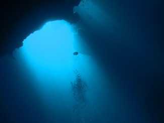 photo of blue hole point, palau