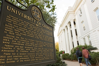 marker with building