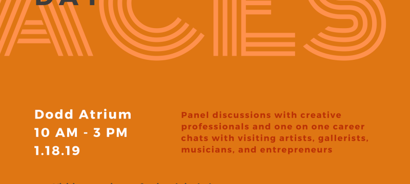 graphic on orange background with text