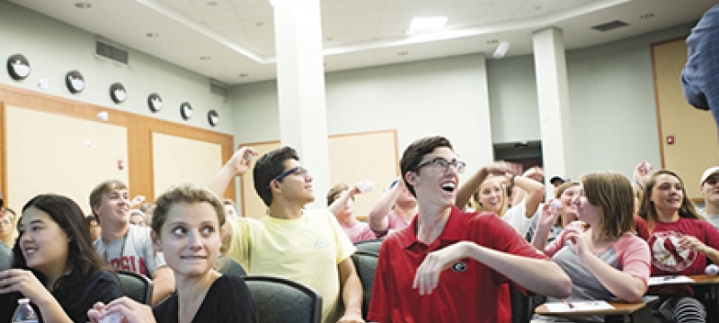 students in a classroom