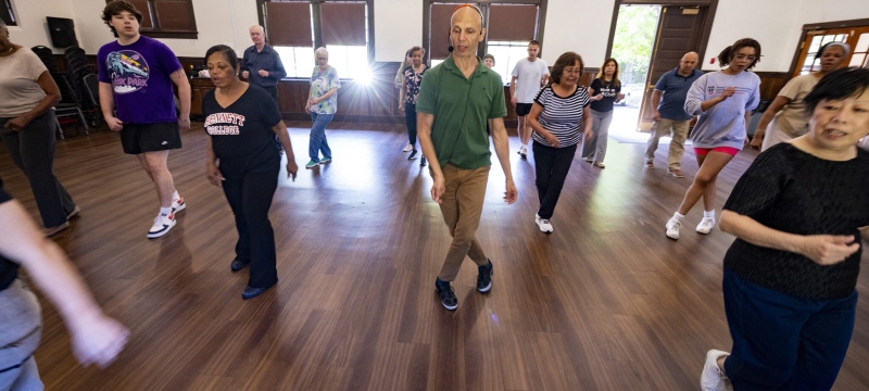 photo of people doing dance steps