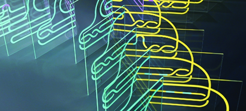 photo of mathematical model of  4-D trisections