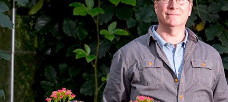 man with plants