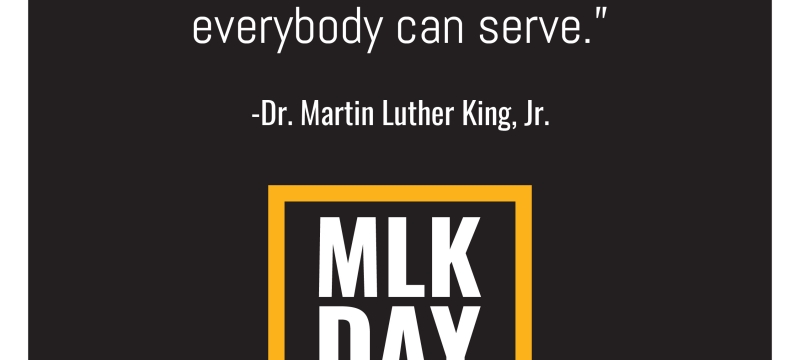 graphic on black for MLK