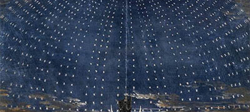 stars and moon stage set