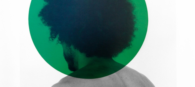 Head and back, with green circle