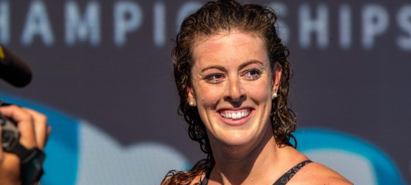 photo of swimmer