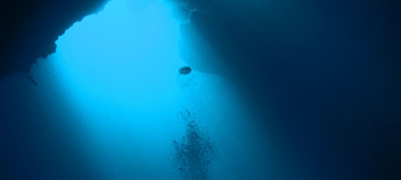 photo of blue hole point, palau