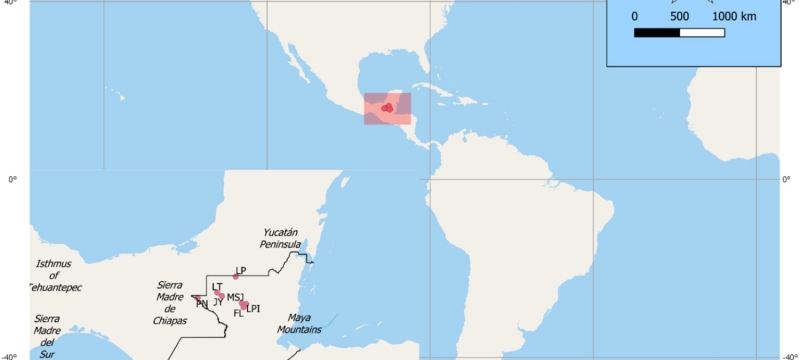 blue and white map graphic, with inset and scale
