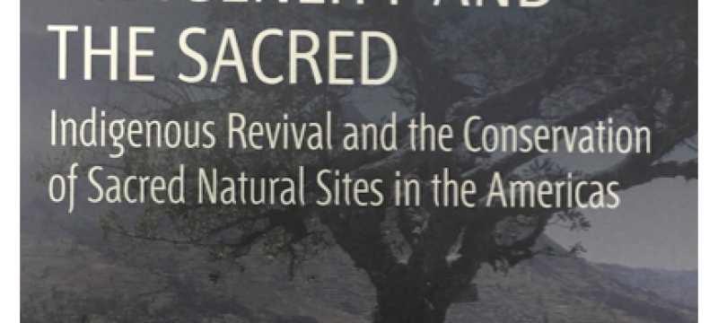 portion of book cover, with photo and text