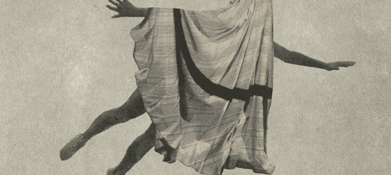 body with table cloth