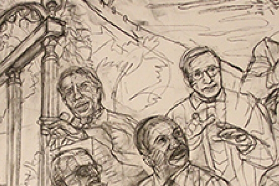 drawing with people