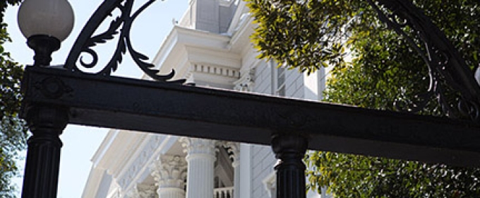 arch with building