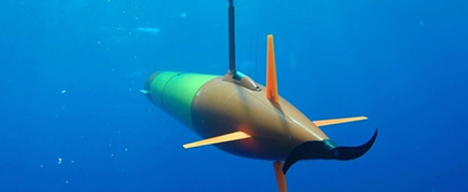 photo of underwater autonomous vehicle