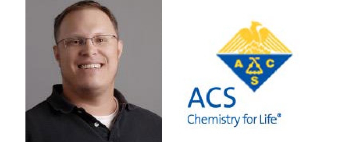 headshot with ACS logo