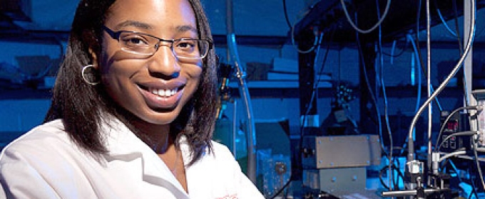 woman in laboratory