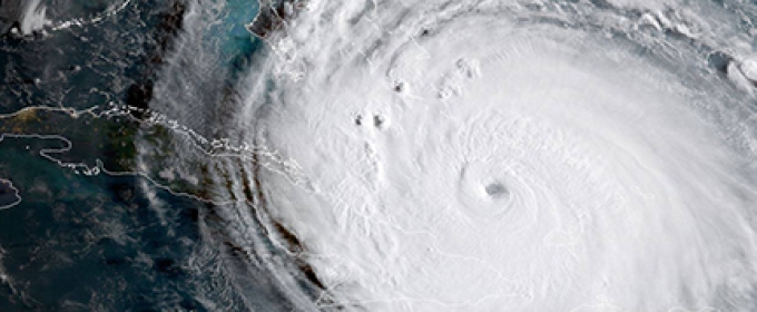 hurricane satellite image