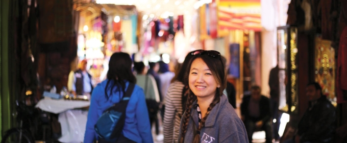 photo of woman in the medina