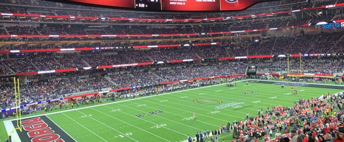 photo of stadium, people during sporting event