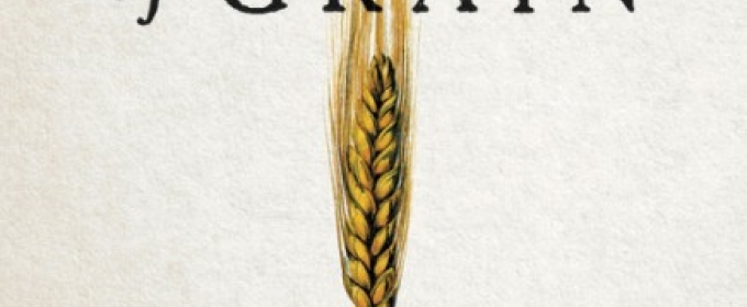 book cover graphic with text and spike of wheat