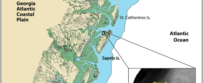 map graphic of Eastern US coastline with two inserts