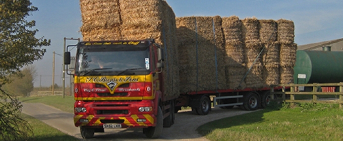 transporting miscanthus