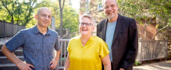 photo of three people outdoors