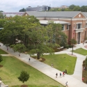 exterior of tate student center