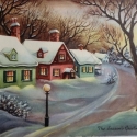 outdoor winter scene